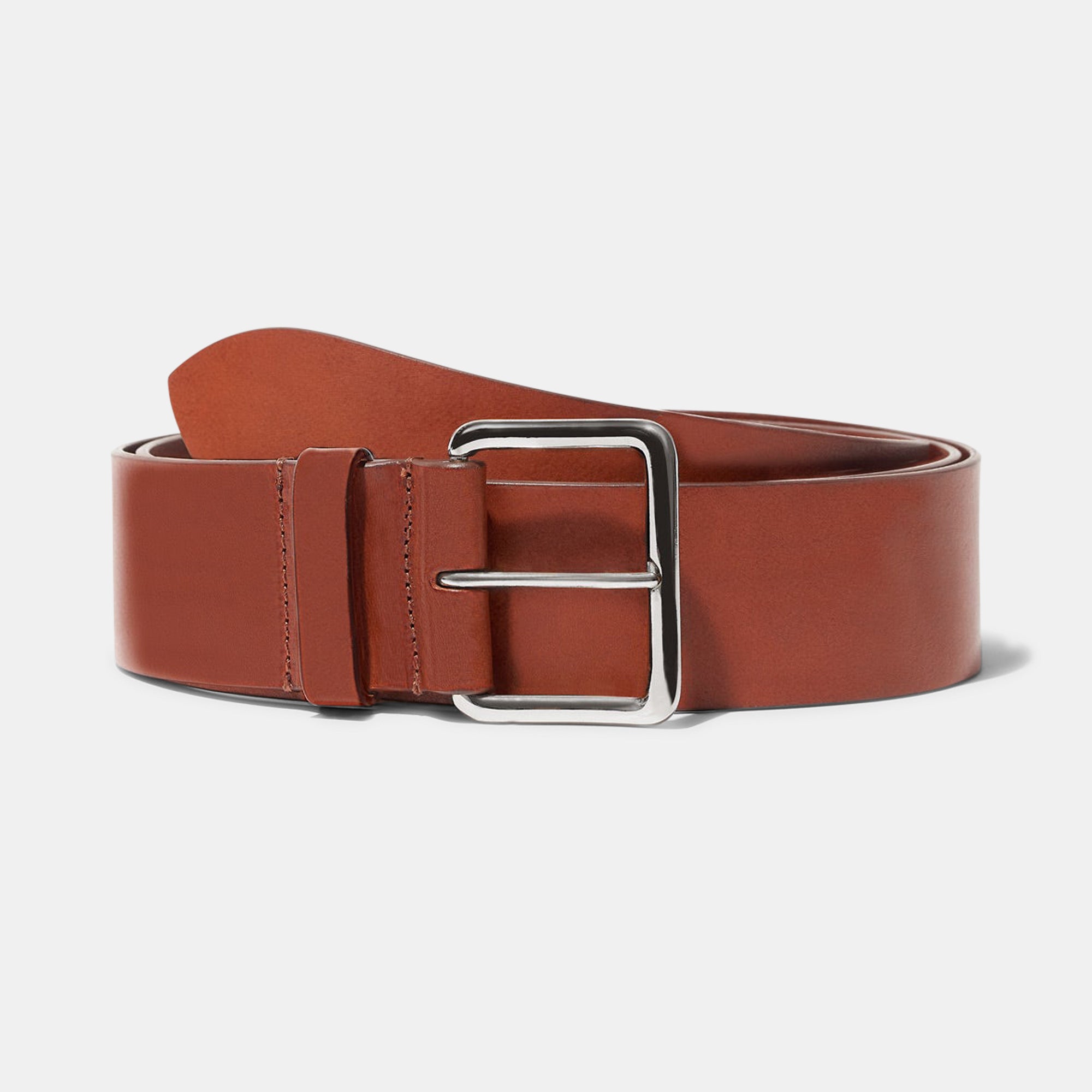 Largo Belt in Chestnut with Silver Buckle — Exclusive