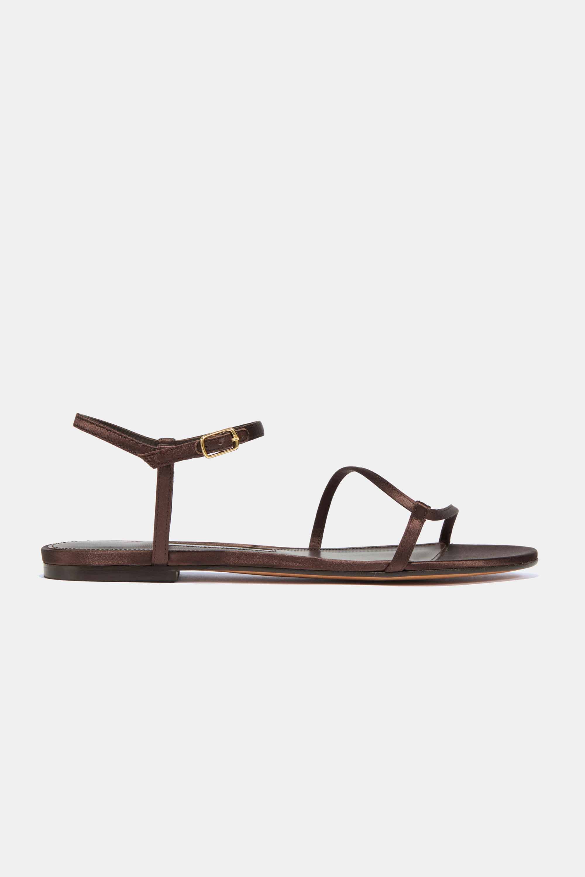 Loop Sandal in Espresso Satin