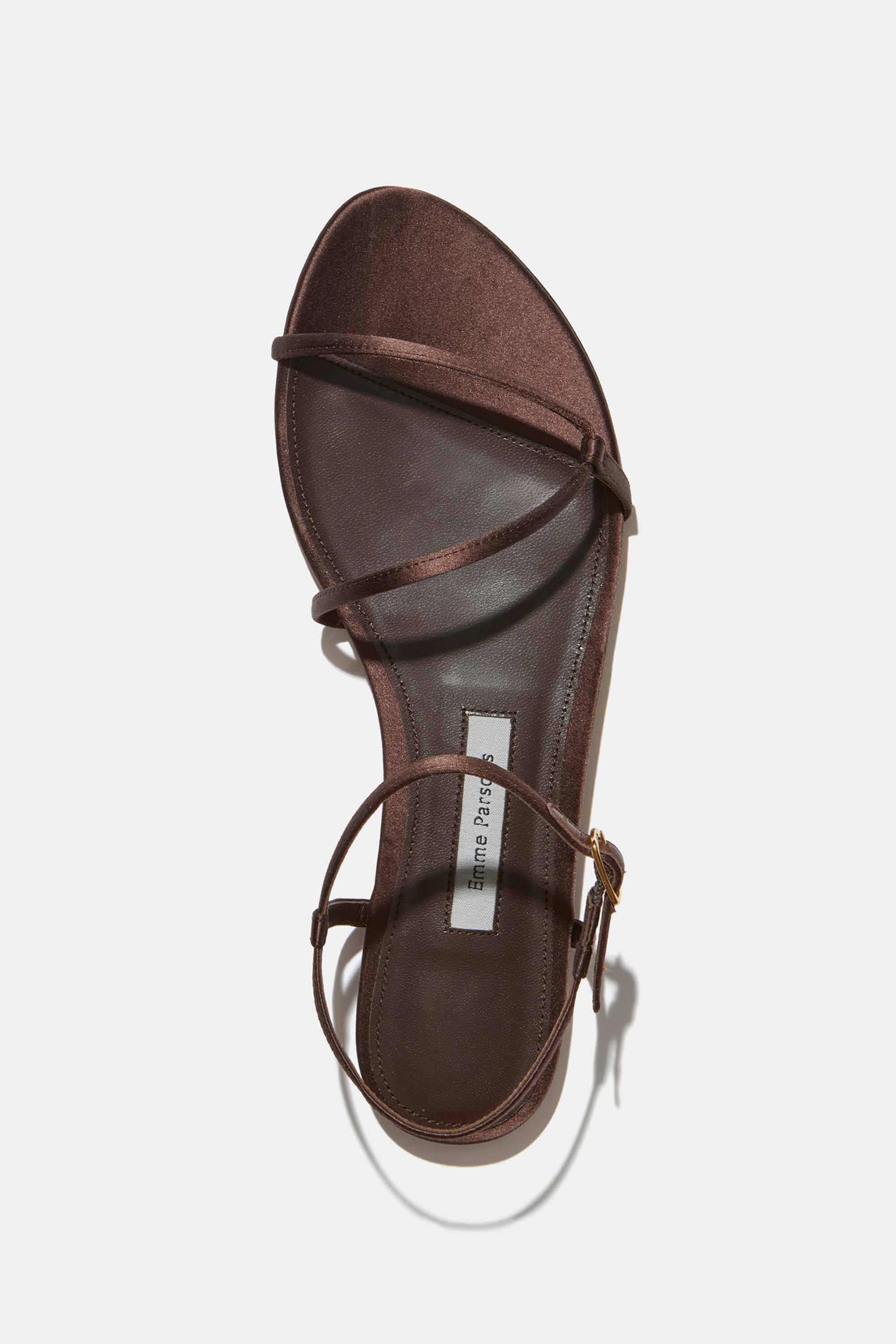 Loop Sandal in Espresso Satin