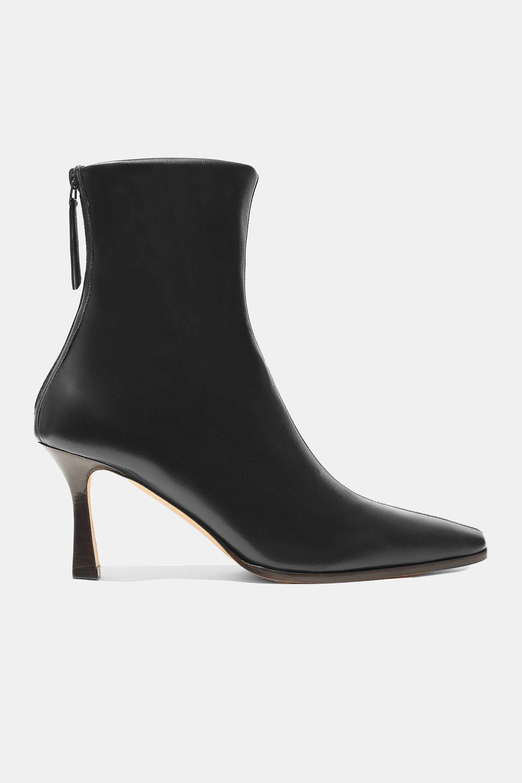 Stretch Boot in Black Nappa