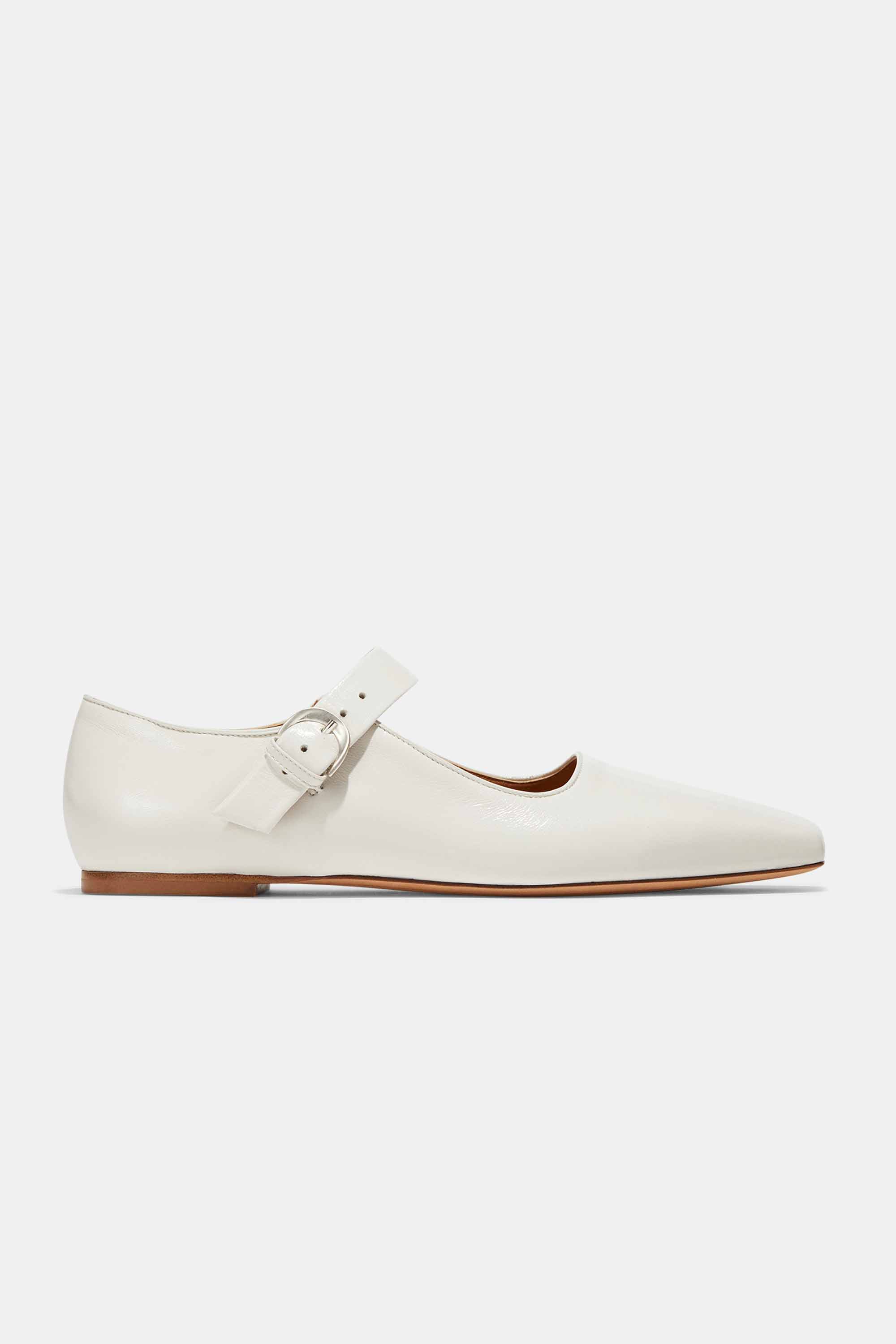 Tramonto Mary Jane in Ivory Calfskin