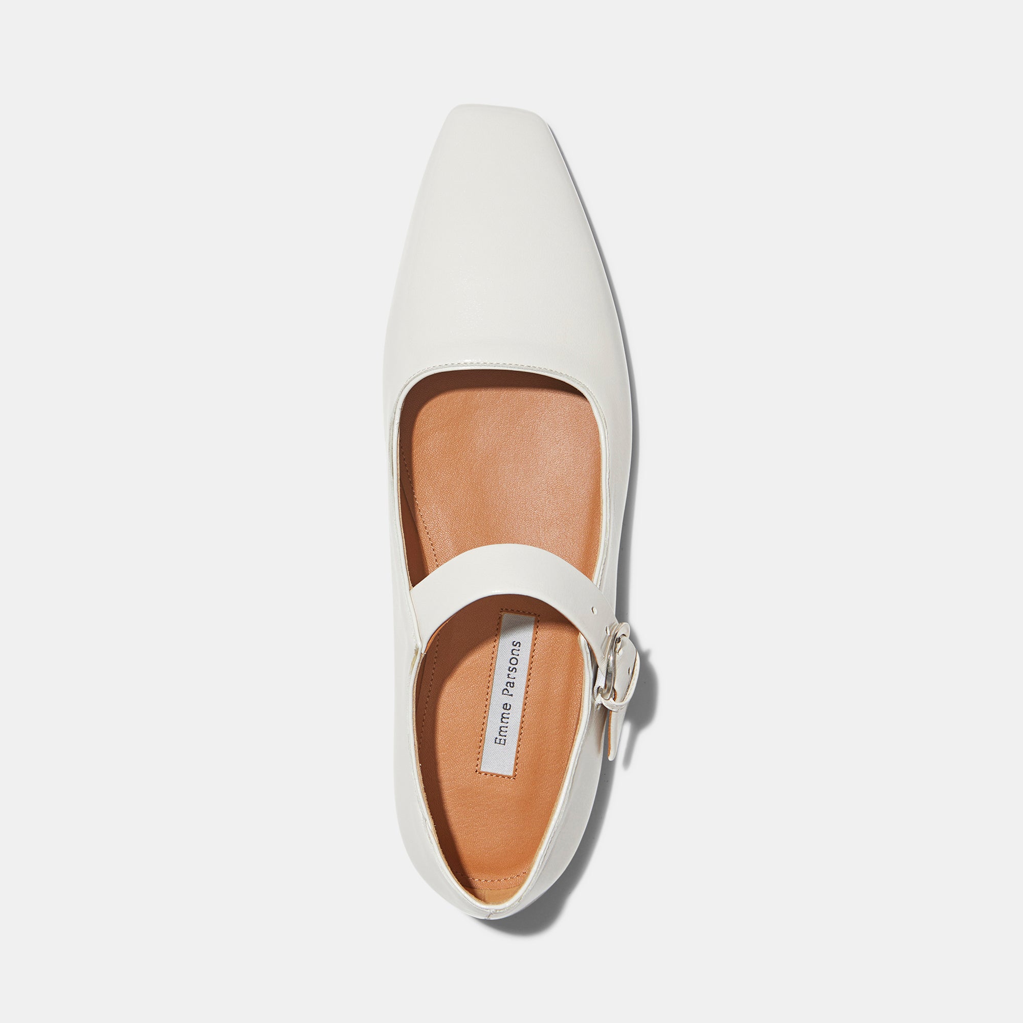 Tramonto Mary Jane in Ivory Calfskin