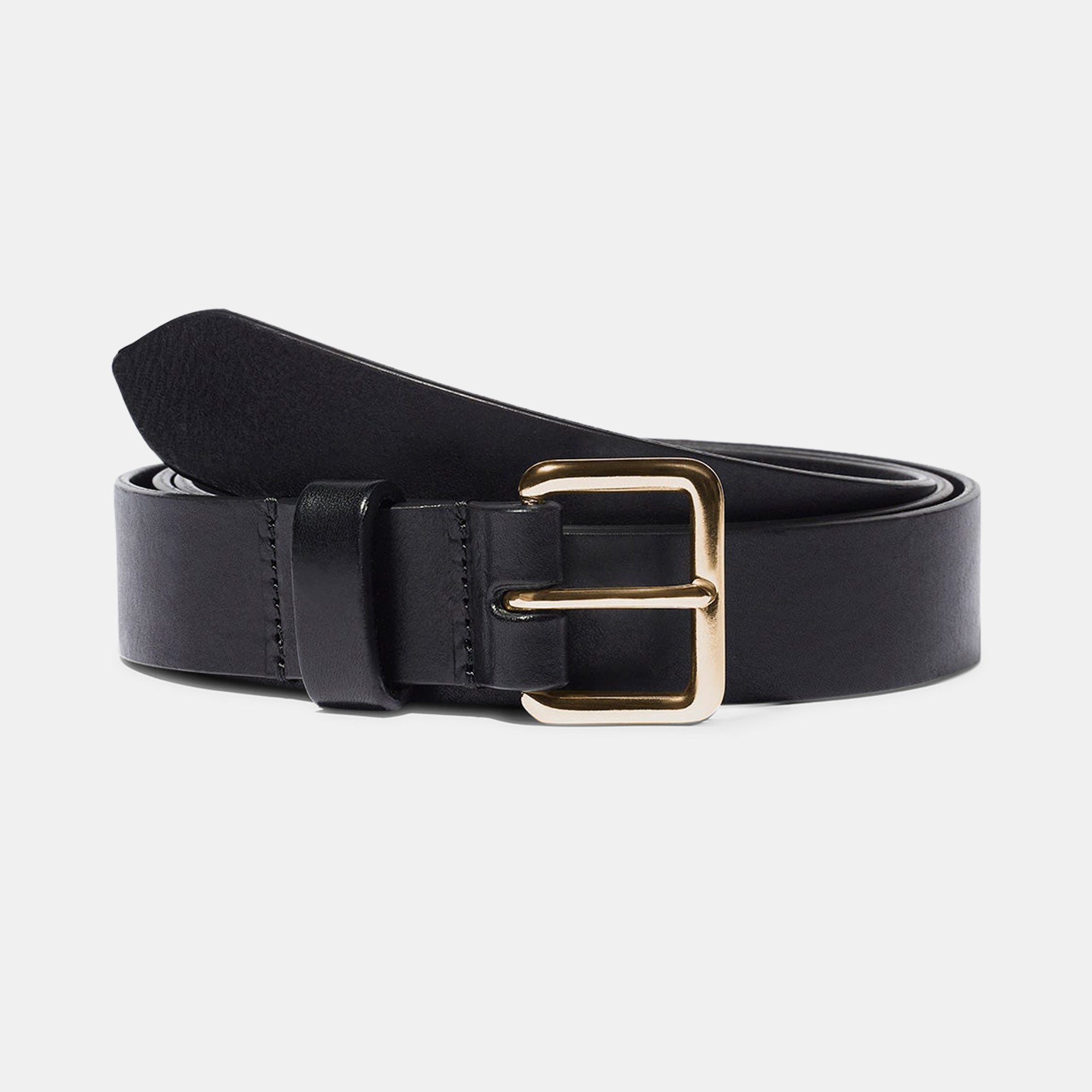 Yoyo Belt in Black with Gold Buckle — Exclusive