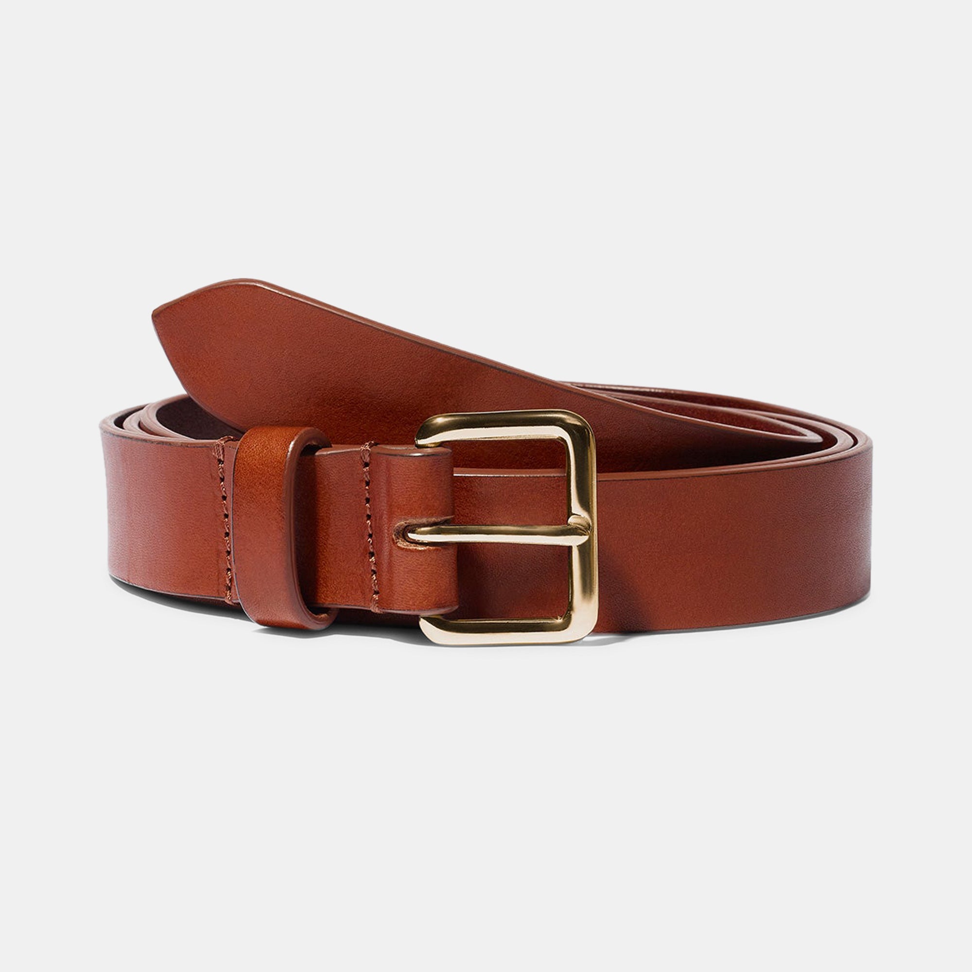 Yoyo Belt in Chestnut with Gold Buckle — Exclusive