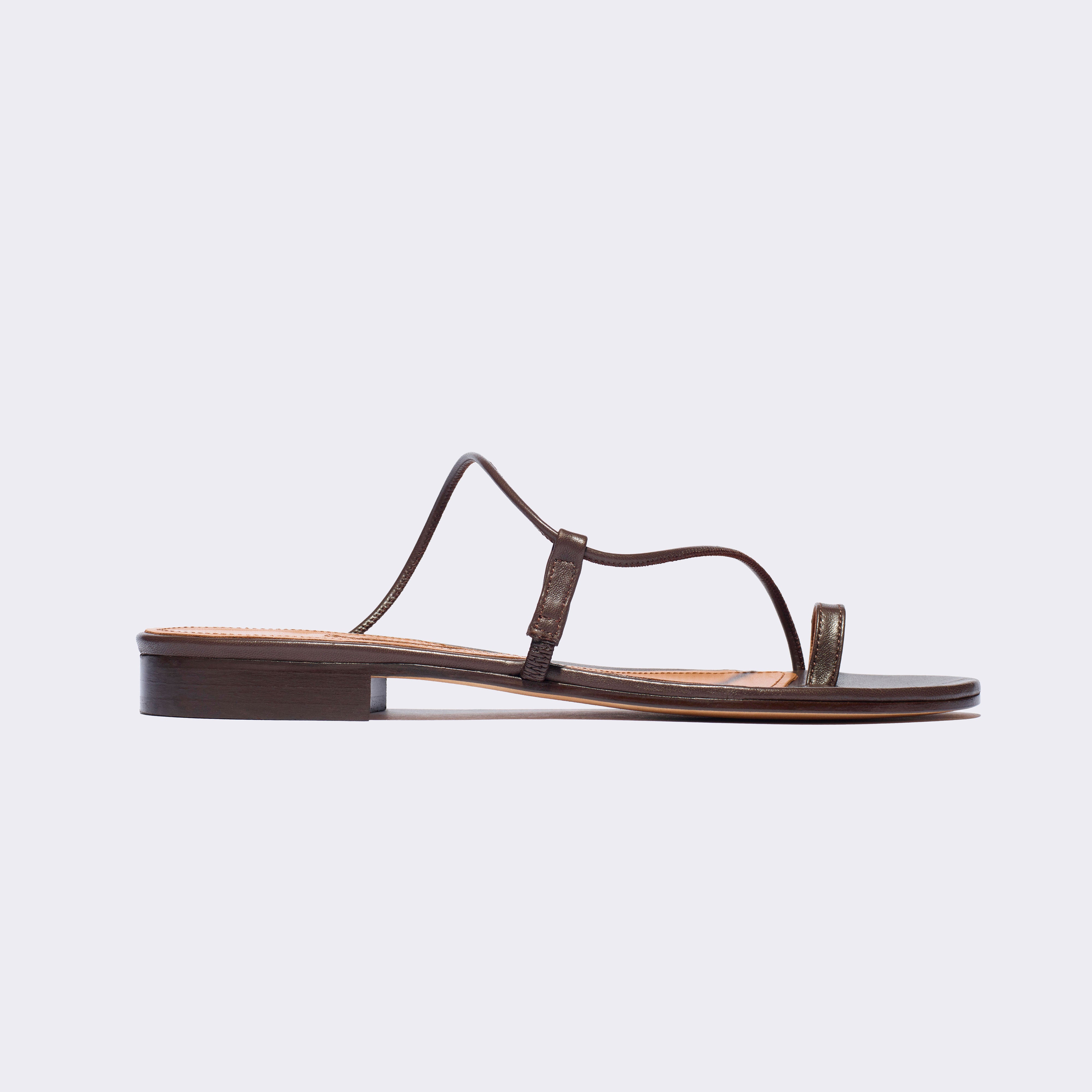 Susan Slide in Espresso Nappa