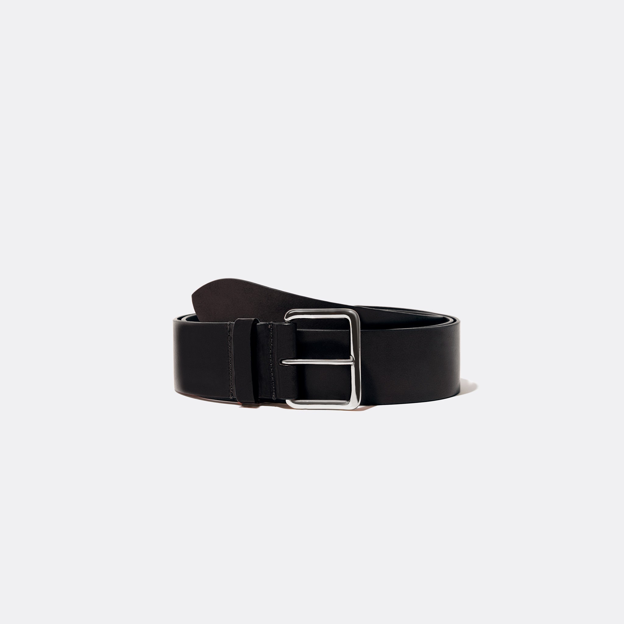1.75 Inch (45mm) Wide Black Leather Belt Strap with Chicago Screws – Buckle  My Belt